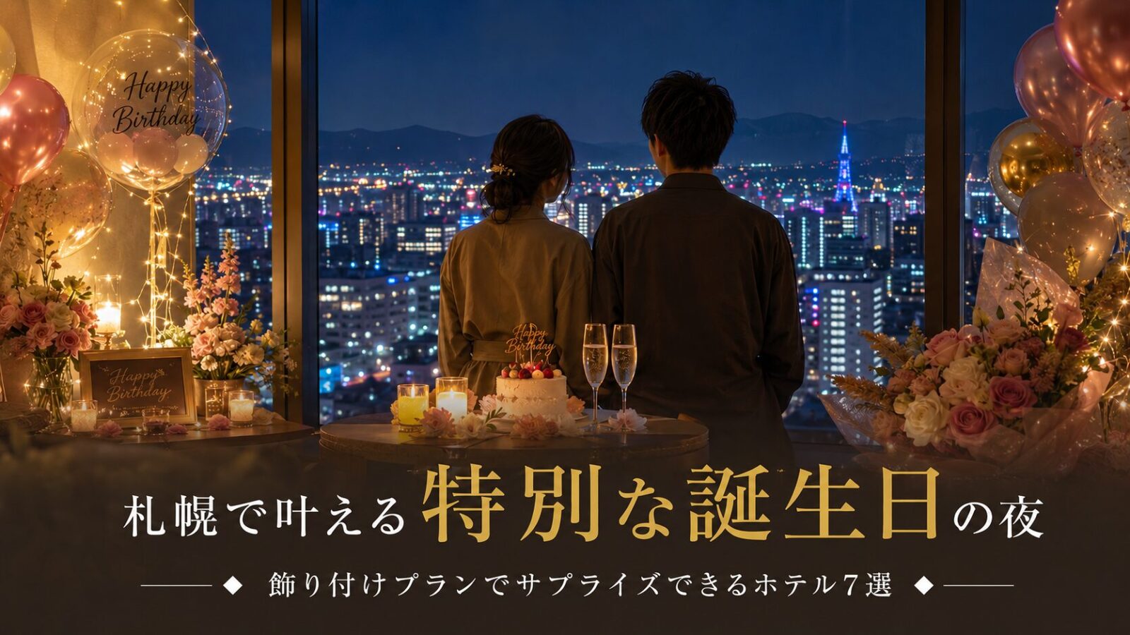 札幌で誕生日に飾り付けしてくれるホテル7選!サプライズが叶う特別プランを紹介