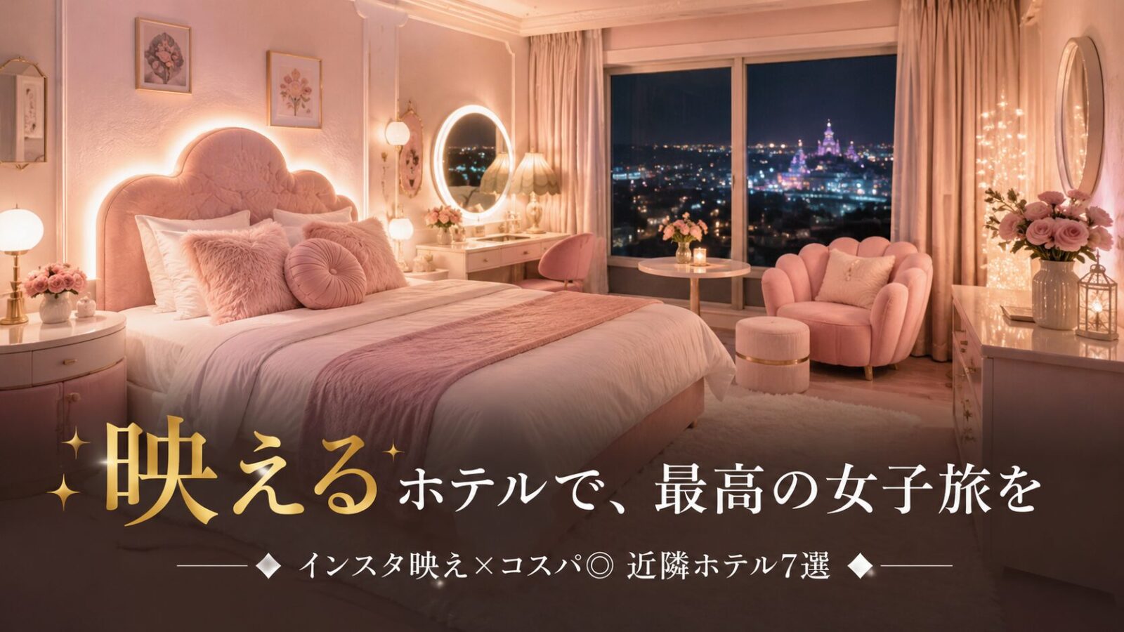 安いのにかわいい!ディズニー近くのホテル7選|女子旅で泊まりたい映えるお宿
